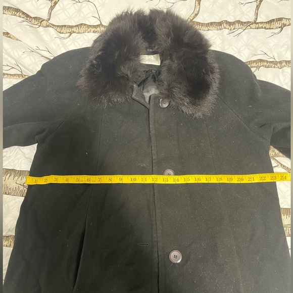 Vintage Irving Samuel Wool Coat With Fox Collar - Picture 10 of 13